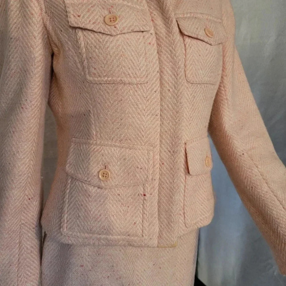 Vtg Victoria's Secret Blazer Jacket 10 Pink University Academic Y2K Barbie Core - Picture 1 of 7